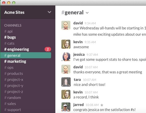 Cross-Device Real-Time Messaging, Archiving and Search for Team Collaboration: Slack | DIGITAL LEARNING | Scoop.it