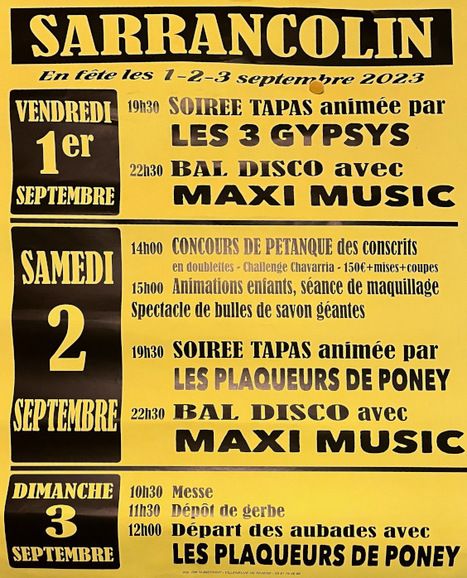 F&ecirc;te de Sarrancolin du 1er au 3 septembre | Vall&eacute;es d'Aure & Louron - Pyr&eacute;n&eacute;es | Scoop.it