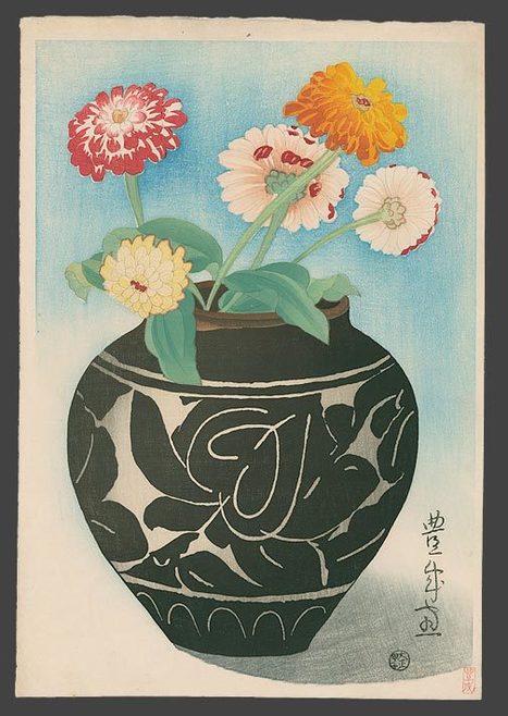 The Art of Japan - Japanese prints, woodblock prints, paintings, scrolls, scroll paintings, drawings, ukiyo-e, uki-e, ukiyo-e print, ukiyoe, shin hanga print, shin hanga, sosaku hanga, bijin-ga, bi... | Merveilles - Marvels | Scoop.it