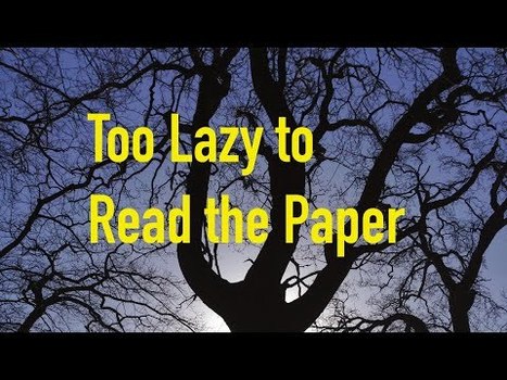 “Too Lazy to Read the Paper”: Episode 4 with Leidy Klotz | Talks | Scoop.it