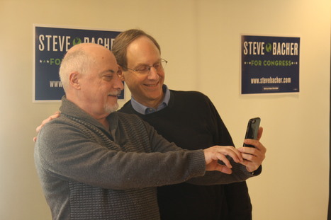 John Mack Meets Steve Bacher at the Launch of His Campaign for U.S. Congress in Newtown | Newtown News of Interest | Scoop.it