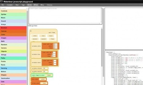 Waterbear, una aplicación web para ayudar a enseñar a programar | tecno4 | Scoop.it