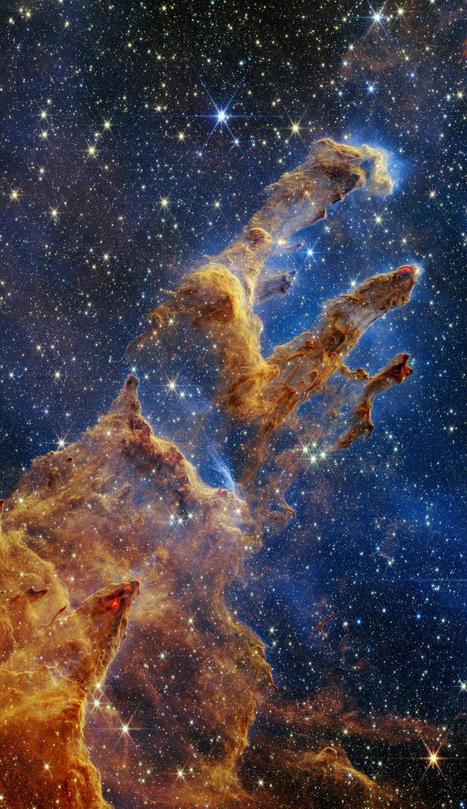 Los Pilares de la Creación vistos por el James Webb: el esplendor del cielo en infrarrojo | Ciencia-Física | Scoop.it