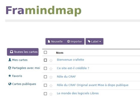 Tutoriel FramindMap  | Le FLE, c'est chouette!!! | Scoop.it