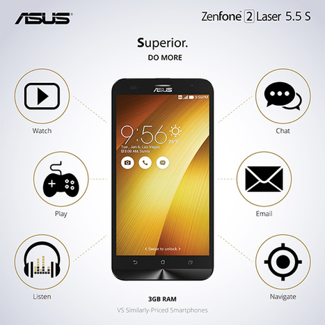ASUS Zenfone 2 Laser 5.5 S: 5.5-inch HD Display, Snapdragon 615 and more for only Php8,995 | NoypiGeeks | Philippines' Technology News, Reviews, and How to's | Gadget Reviews | Scoop.it