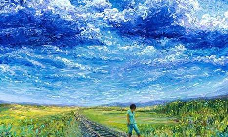 La talentueuse Iris vous fait découvrir ses magnifiques peintures uniquement réalisées avec ses doigts | @ZeHub | Scoop.it