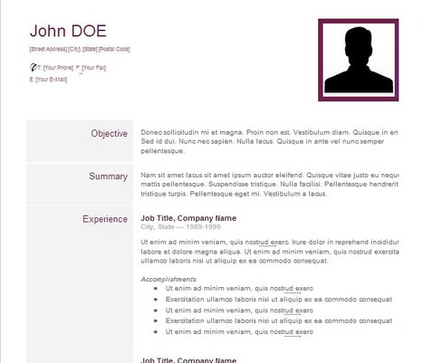 CV-Creative Resume - Google Drive | 21st Century Tools for Teaching-People and Learners | Scoop.it