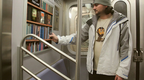 A Subway Library | Peer2Politics | Scoop.it