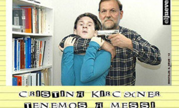 Foto de Messi siendo secuestrado por Mariano Rajoy causa furor en las redes sociales | Partido Popular, una visión crítica | Scoop.it