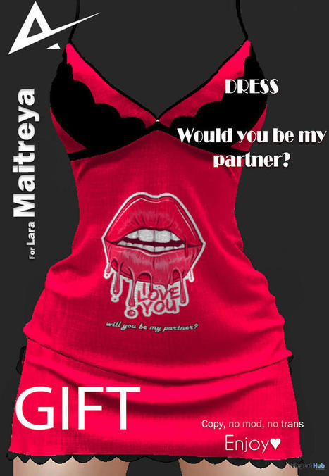 Would You Be My Partner Dress February 2023 Group Gift by Akikazu Fashion | Teleport Hub - Second Life Freebies | Second Life Freebies | Scoop.it