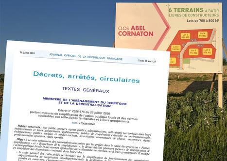 Simplification : un second m&eacute;ga-d&eacute;cret est paru | Veille territoriale AURH | Scoop.it