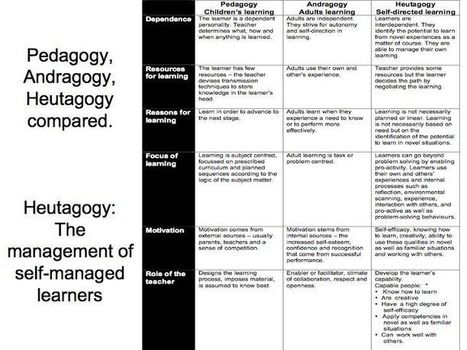The Difference Between Pedagogy, Andragogy, And Heutagogy - TeachThought | HR - Tracks | Scoop.it