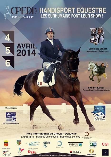 Concours Para-Equestre de Dressage International CPEDI à Deauville du 4 au 6 avril 2014 | Cheval et sport | Scoop.it