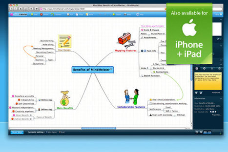 Online Mind Mapping and Brainstorming - MindMeister | 21st Century Tools for Teaching-People and Learners | Scoop.it