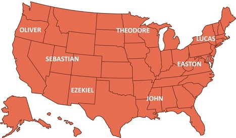 From Aria to Ezekiel, the Top Names in Every US State | Name News | Scoop.it