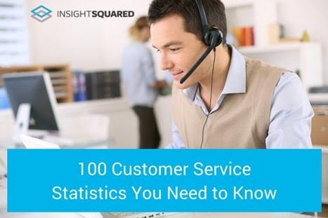 100 Customer Service Statistics You Need to Know | InsightSquared | Customer Experience | Scoop.it