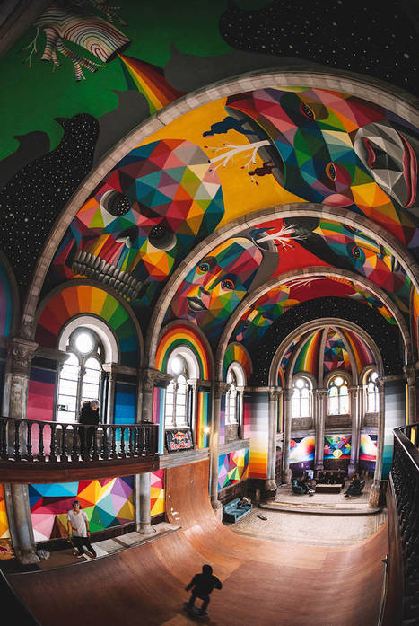 Colorful Skatepark Inside A Church | 1001 Creative ideas ! | Scoop.it