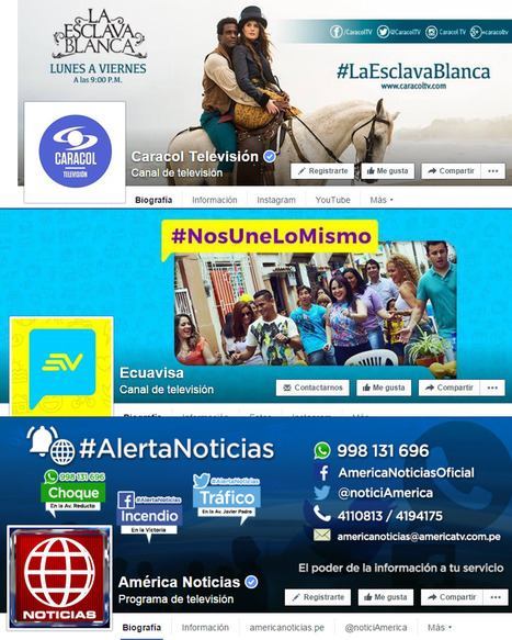 La televisión social en los países andinos. Análisis de los medios sociales en informativos y magazines | Suing | | Comunicación en la era digital | Scoop.it