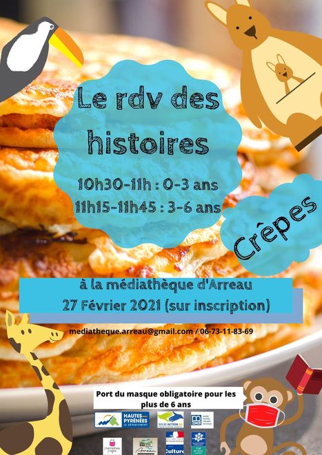 Arreau : Rendez-vous des Histoires le 27 février à la Médiathèque | Vallées d'Aure & Louron - Pyrénées | Scoop.it