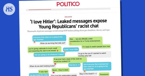 Politico-lehti: USA:n republikaaninuorten salaisessa Telegram-ryhmässä herjattiin vähemmistöjä ja vitsailtiin natsiaiheilla | HS.fi | 1Uutiset - Lukemisen tähden | Scoop.it