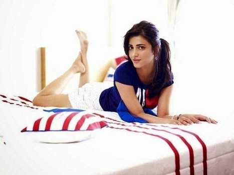 Shruti Haasan in Pants and Shorts, Western Style Trends of Shruti at Home, Actress, Tollywood | Indian Fashion Updates | Scoop.it