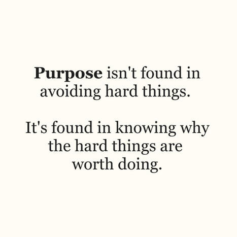 Purpose Isn't Always Joyful | Education 2.0 & 3.0 | Scoop.it