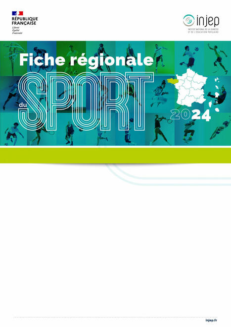 INJEP - Fiche régionale Sport | 1 - Etudes - Rapports - Chiffres Clefs | Scoop.it