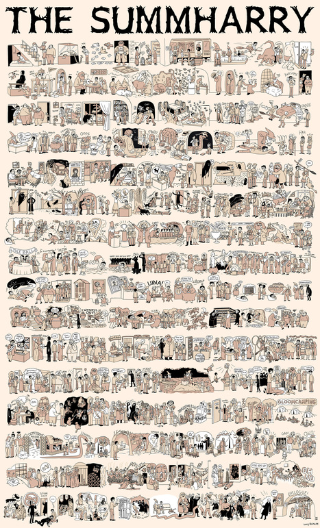 "The Summharry" : la saga "Harry Potter" r&eacute;sum&eacute;e en une page de BD - Glamour | Art#9 | Scoop.it