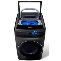 Samsung 5.5 Total cu. ft. High-Efficiency FlexWash Washer in Black Stainless Steel-WV55M9600AV - The Home Depot | Blingy Fripperies, Shopping, Personal Stuffs, & Wish List | Scoop.it