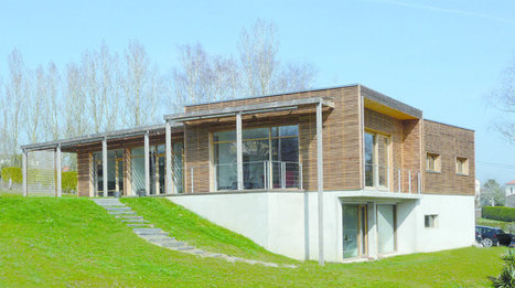 [inspiration] Sur les bords de la Loire, une maison pilote bioclimatique et passive | Build Green, pour un habitat écologique | Scoop.it