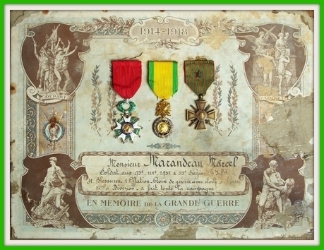 La Campagne du soldat Marcel Marandeau pendant la Guerre de 1914-1918 - www.histoire-genealogie.com | Autour du Centenaire 14-18 | Scoop.it