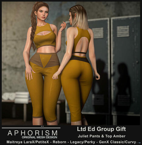 Juliet Outfit Gold Limited Edition June 2025 Group Gift by APHORISM | Teleport Hub - Second Life Freebies | Teleport Hub | Scoop.it