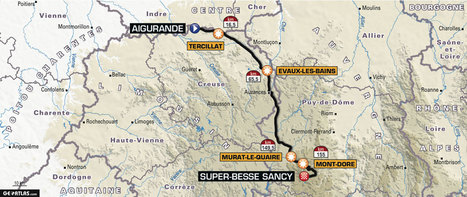 Étape 8 : Aigurande - Super-Besse Sancy - 189 km samedi 9 juillet | Le Tour | Scoop.it