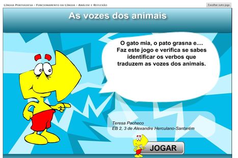 As vozes dos animais- jogo [EU SEI! - Centro de Competência TIC da ESE de Santarém] | A BRINCAR TAMBÉM SE APRENDE | Scoop.it