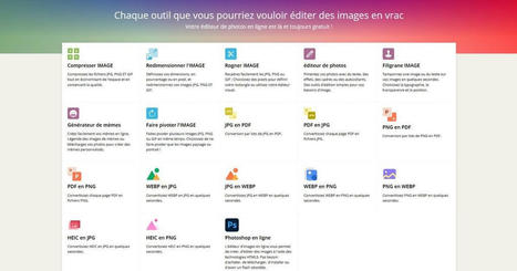 The Image Editor : une collection d'outils d'édition d'images en ligne | Freewares | Scoop.it