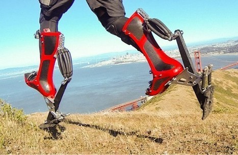 Futuristic Bionic Boots Literally Put a Spring in Your Step | Strange days indeed... | Scoop.it