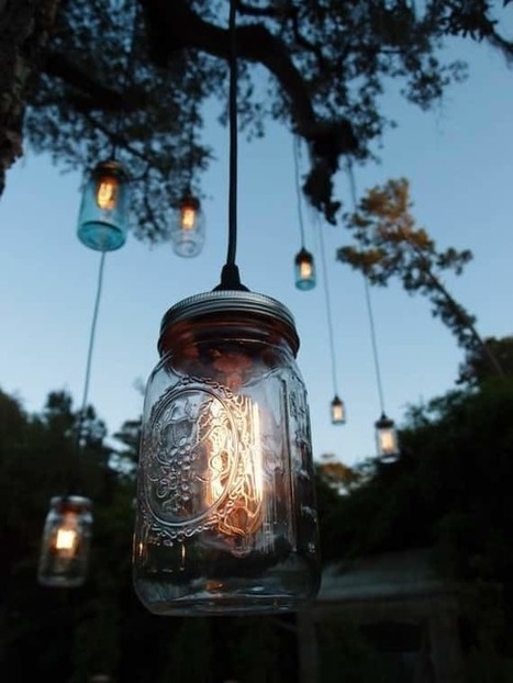 Mason Jars Transformed into Lights ! | 1001 Recycling Ideas ! | Scoop.it