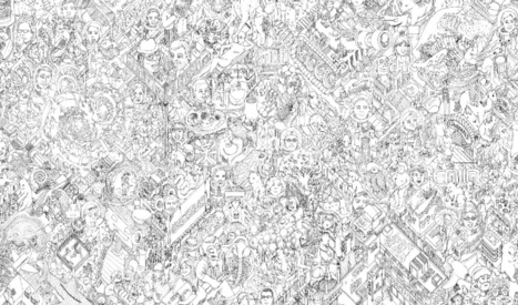 Internetopia, a massive crowdsourced drawing of...