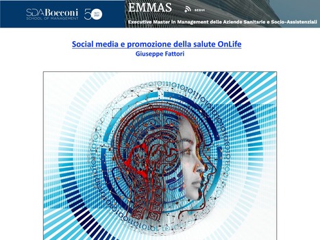 Giuseppe Fattori a EMMAS Bocconi: Social media e promozione della salute OnLife, con Valeria Rappini. | Italian Social Marketing Association -   Newsletter 216 | Scoop.it