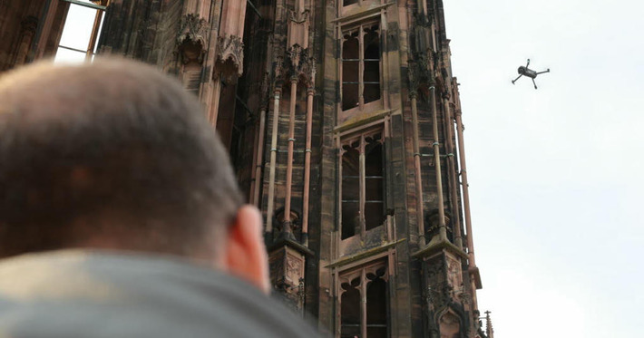 Strasbourg. Le drone prend 40 000 photos : bientôt un jumeau numérique pour la cathédrale Notre-Dame | Thématique Humanisme rhénan | Scoop.it