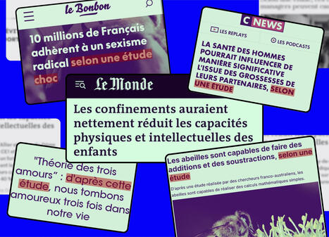 &laquo;Selon une &eacute;tude...&raquo;: le casse-t&ecirc;te de la vulgarisation scientifique pour les journalistes | DocPresse ESJ Lille | Scoop.it