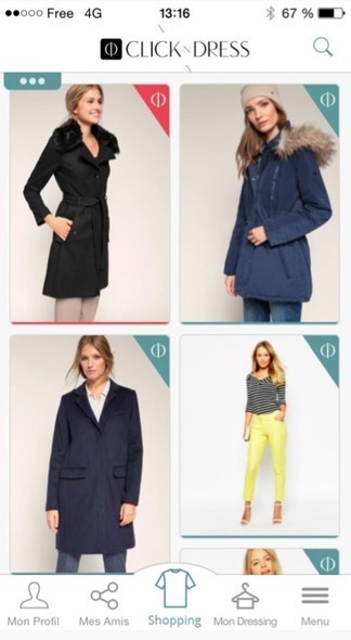 ClicknDress lance son application de recommandations mode selon la morphologie | L'innovation dans la filière cuir | Scoop.it
