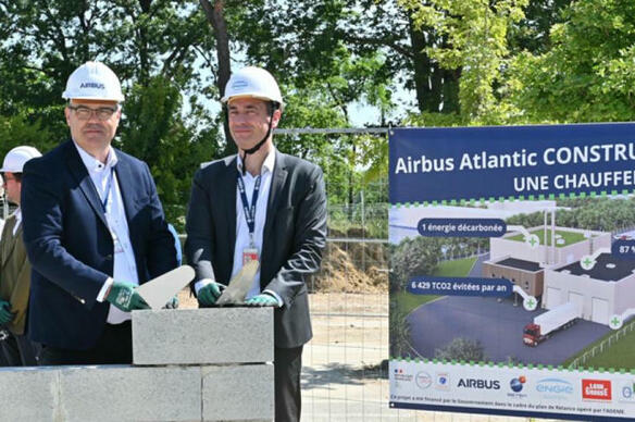 Airbus Atlantic lance la construction de sa chaudière biomasse à Nantes