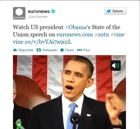 Euronews teste un service d'information sur l'application vidéo de Twitter | Community Management | Scoop.it