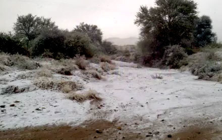 Rares chutes de neige dans le Parc National Namib Naukluft au Sud-Ouest de la Namibie | Les déserts dans le monde | Scoop.it