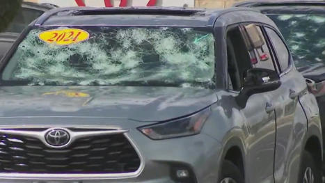 Hundreds of cars damaged by hail at Round Rock dealerships - FOX7Austin.com | Agents of Behemoth | Scoop.it
