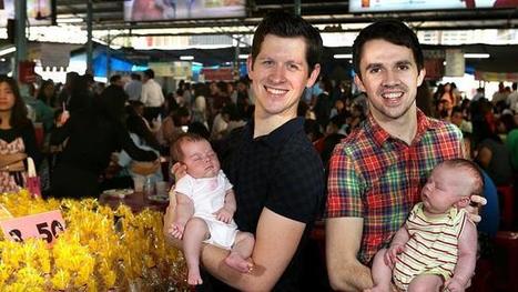 South Australian gay couple travel to Thailand for birth of their surrogate twins | PinkieB.com | LGBTQ+ Life | Scoop.it