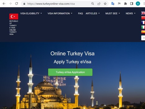 FOR CHINESE CITIZENS - TURKEY Turkish Electronic Visa System Online - Government of Turkey eVisa - 土耳其政府官方在线电子签证，快捷的在线流程 | wooseo | Scoop.it