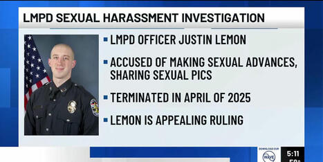 LMPD officer terminated, another suspended after sexual harassment investigation - WAVE3.com | Operation Oya | Scoop.it
