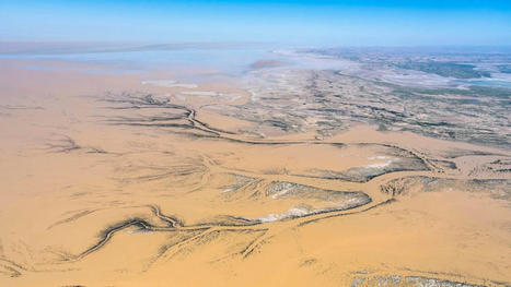 Lake Eyre begins filling with water much to the delight of graziers, businesses and tourists - ABC News | Stage 4 Landforms & Landscapes | Scoop.it